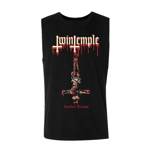 Whether you're conjuring spells in the coven, dancing under the moonlight at a festival, or simply lounging at home, the Twin Temple tank has all you witches and warlocks covered. With its bold screen-printed design on the front, this tank is sure to make a statement. For those who prefer an oversized fit, size up to rock a more casual look. So grab this bewitching tank today and embrace your inner darkness!