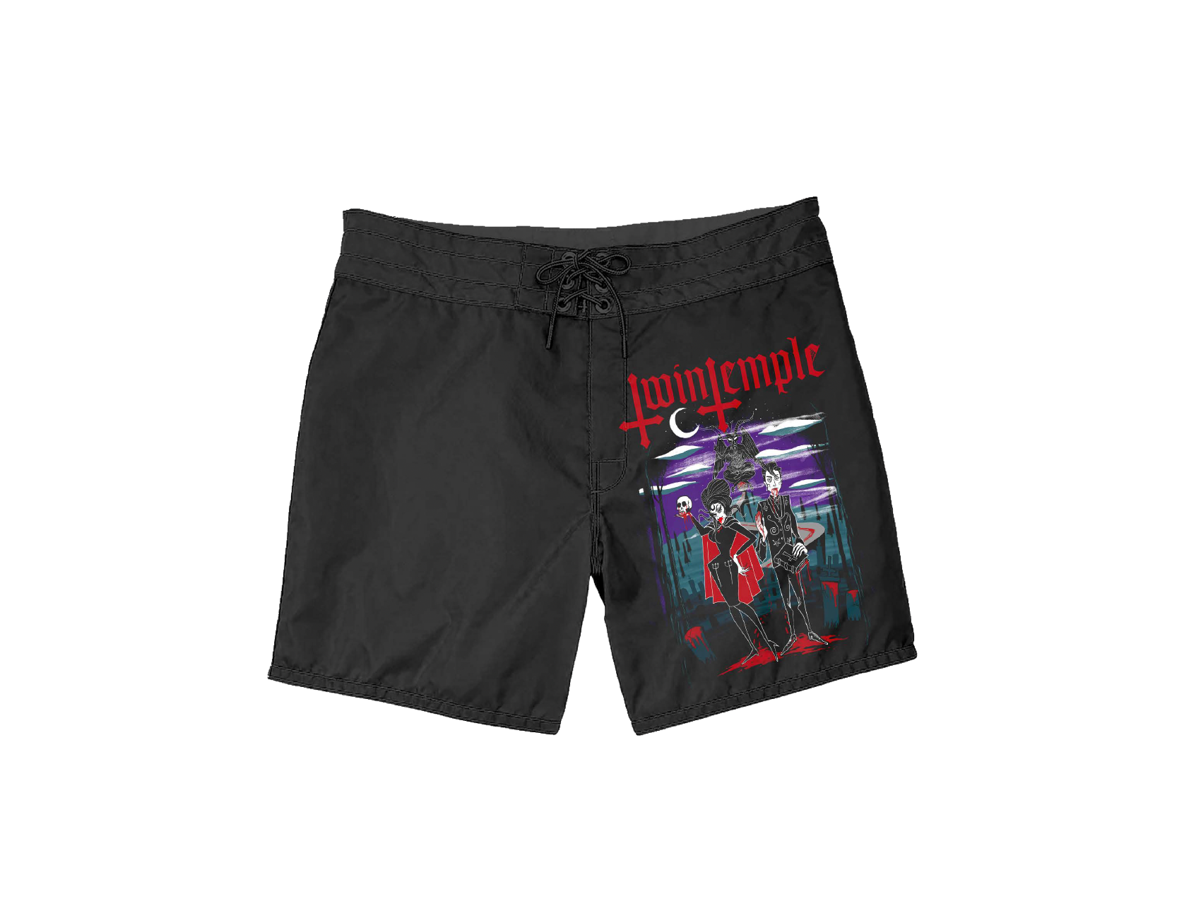 Graveyard Swim Trunks Twin Temple Store