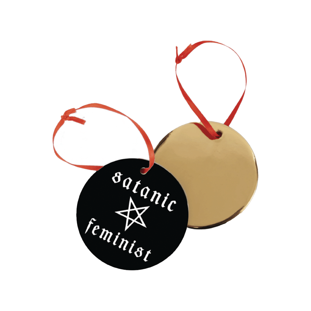 Satanic Feminist Ornament