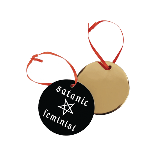 Satanic Feminist Ornament