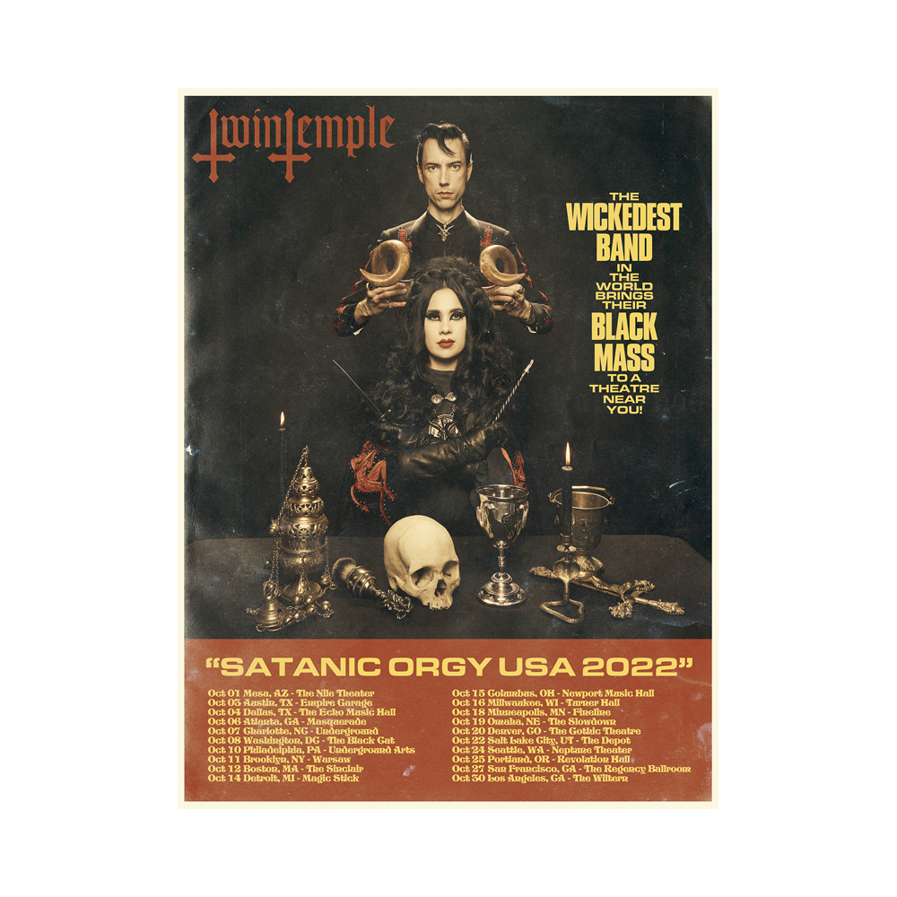 Satanic Orgy Tour Poster