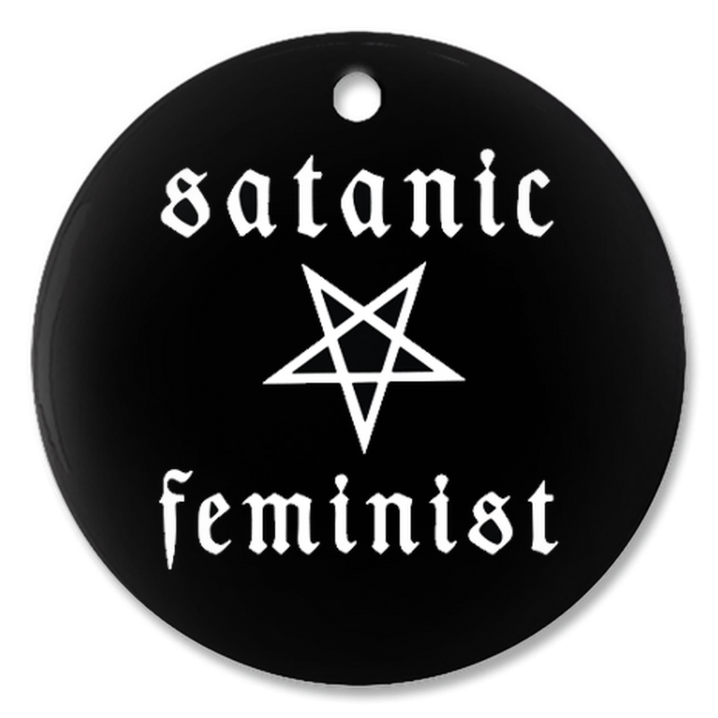 Satanic Feminist Ornament